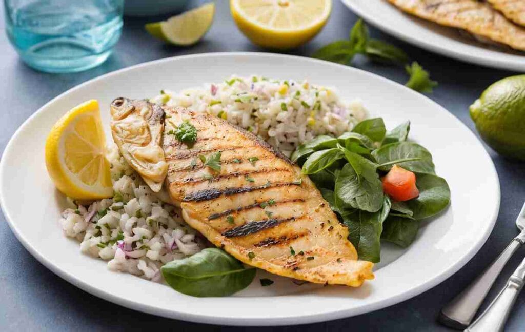 Delicious Grilled Tilapia with Cilantro Lime Rice